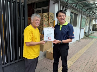 感謝桃園統天宮到校捐贈物資圖片