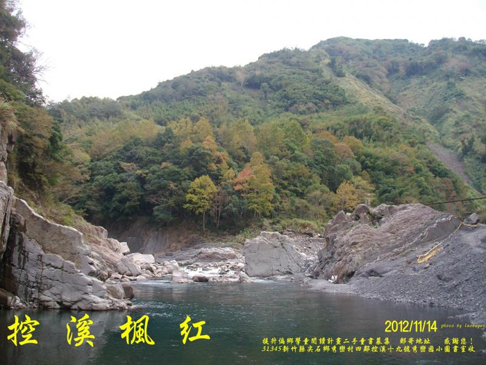 秀巒風情系列之二（控溪部落）：控溪楓紅